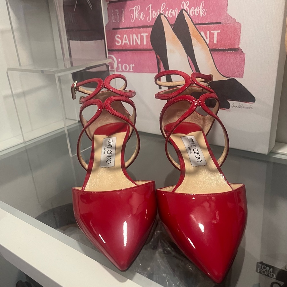 Jimmy Choo caged kitten heel pumps - lancer